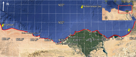 Regional Model for the Mediterranean North Coast of Egypt (EMCM)